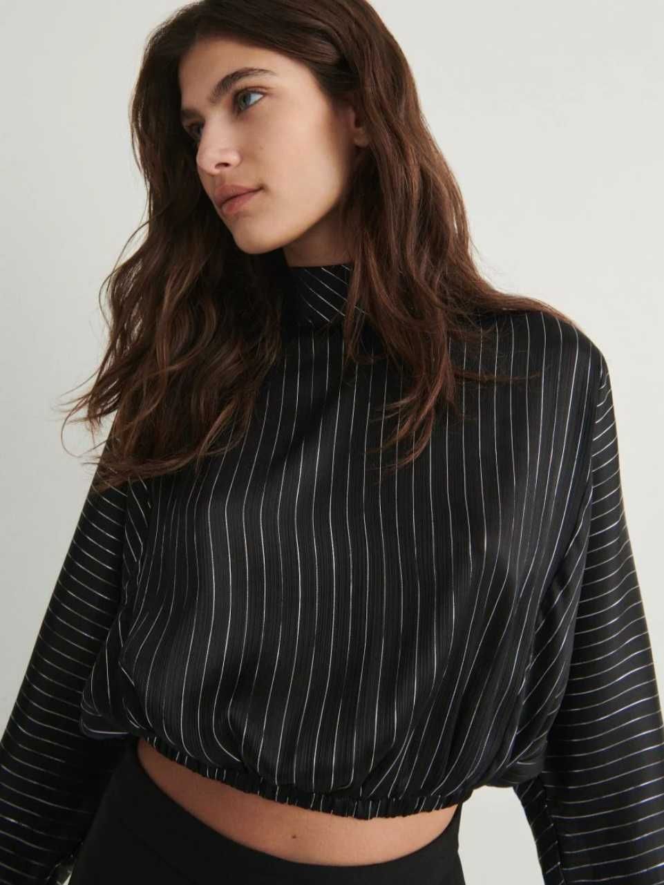 Блуза Zara и Блуза Reserved c лъскави нишки