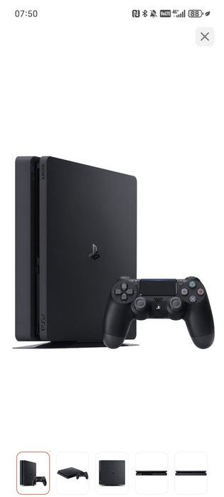 Игровая приставка Sony Play Station 4 Slim 1Tb черный