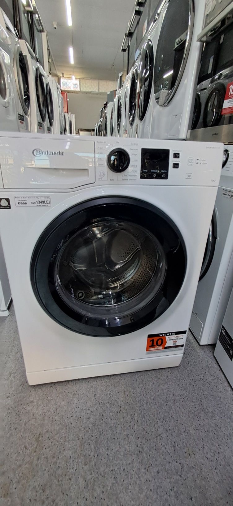 Mașina de spălat Bauknecht 10kg import Germania Garanție DB08