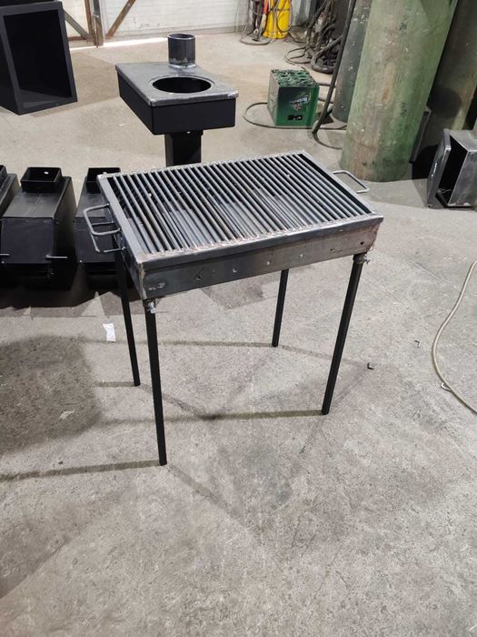 DOAR 249 RON!!! Grătar 60x40 cm,cu grill de 8 mm (bbq, cărbune, lemn