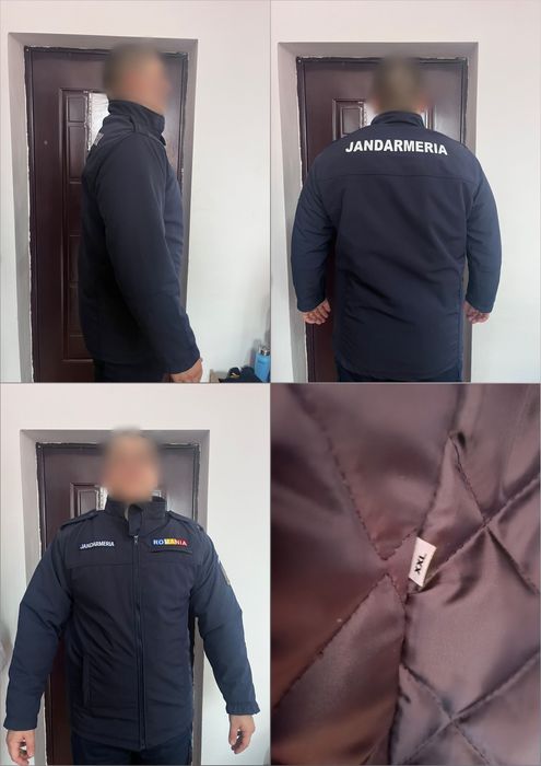 Geacă softshell jandarmerie cu mesadă, mărime XXL.