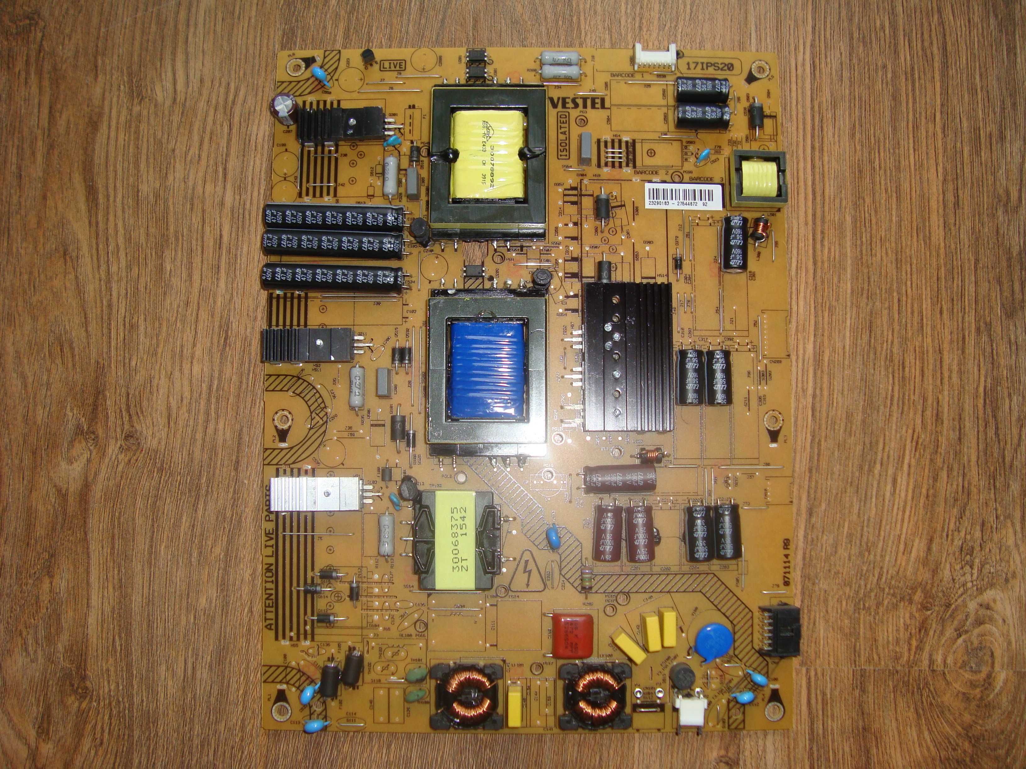 module-TFK led55u300q4cw:placa baza:17mb100/sursa -17ips20/t-con:15y55