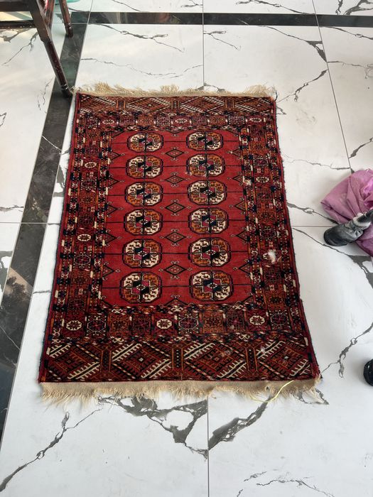 Старинный ковер . Ручной