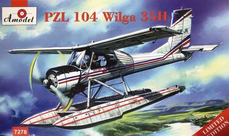 Сборная модель самолета PZL 104 Wilga 35H (Амодел 1/72)