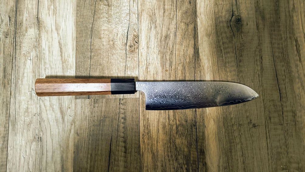 Cuțit Japonez Santoku otel damasc