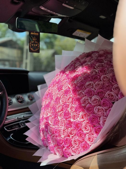 Buchet de flori din sapun