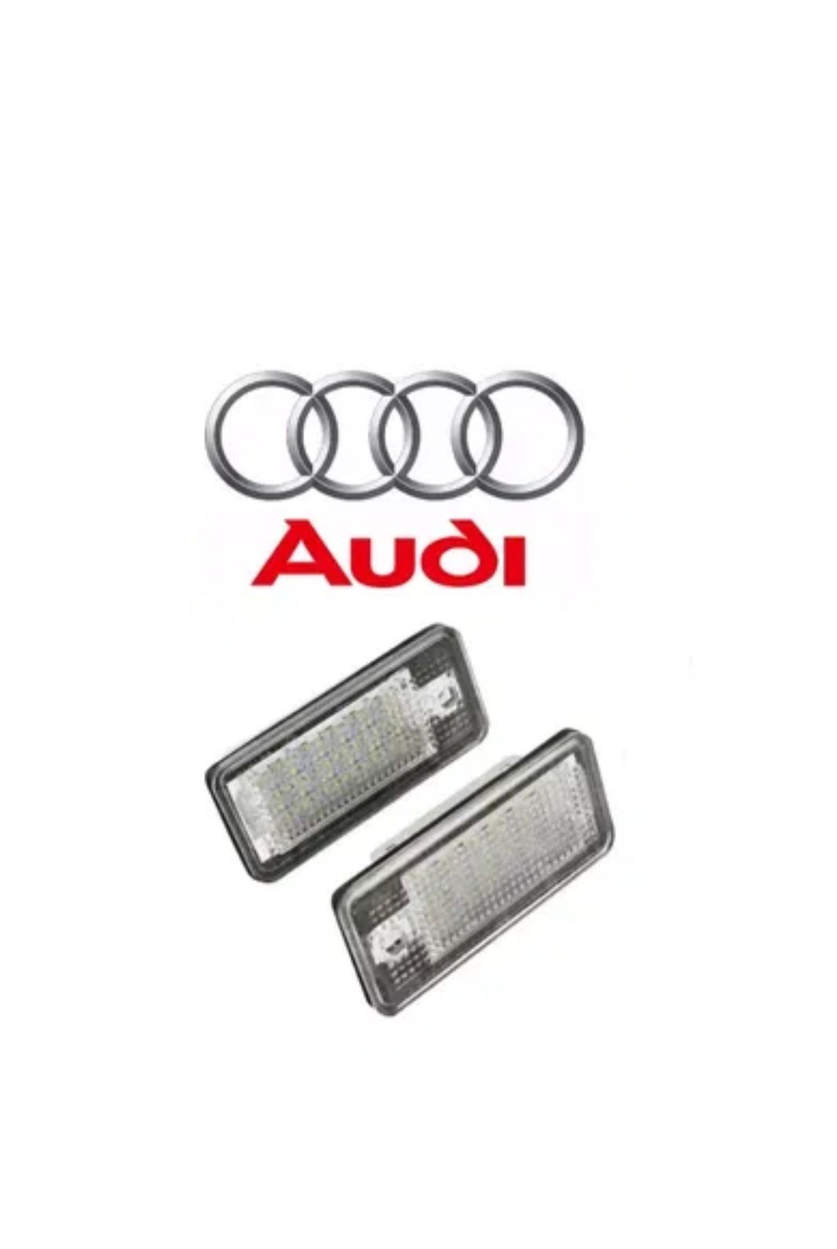 Lampi LED dedicate numar canbus AUDI A3 A4 A6 A8 RS4 RS6 Q7