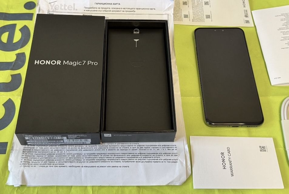 НОВ Honor Magic 7 Pro 512GB Black 36м. ГАРАНЦИЯ
