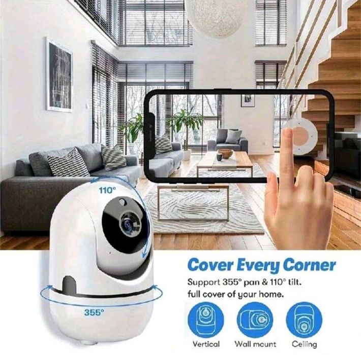 Мини WiFi камери за наблюдение 2бр