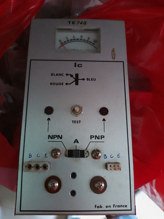 Tester tranzistori TE 748 Made in France