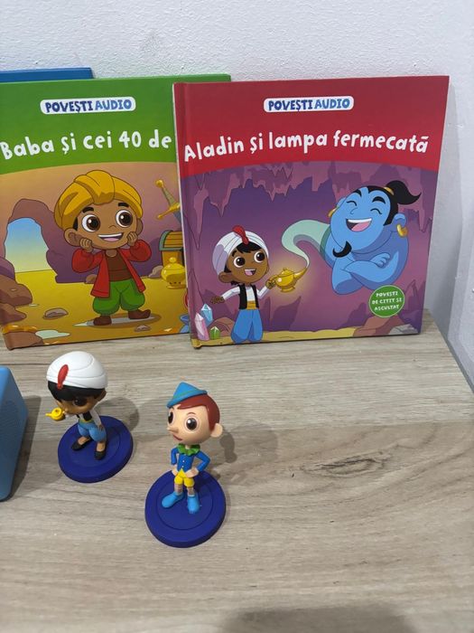 Boxa litera si 5 figurine cu povesti