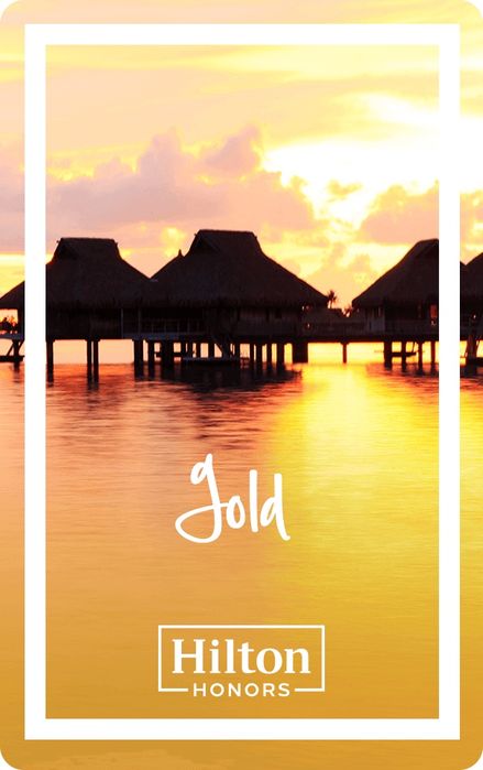 Gold status Hilton Honors