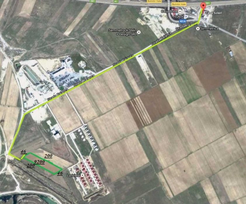 Teren intravilan Bolintin Vale-Giurgiu