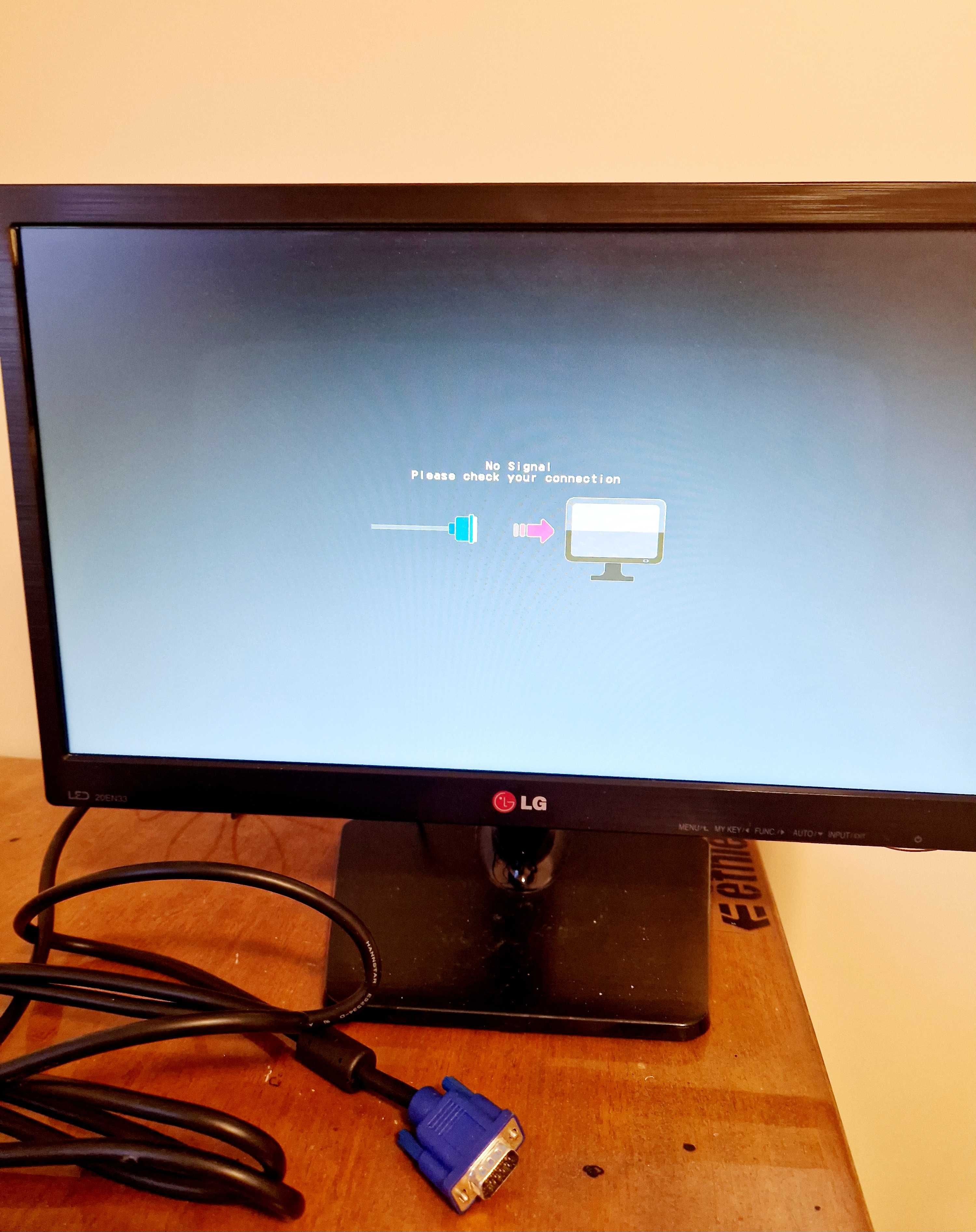 Монитор LG LED 19.5", Работещ без забележки