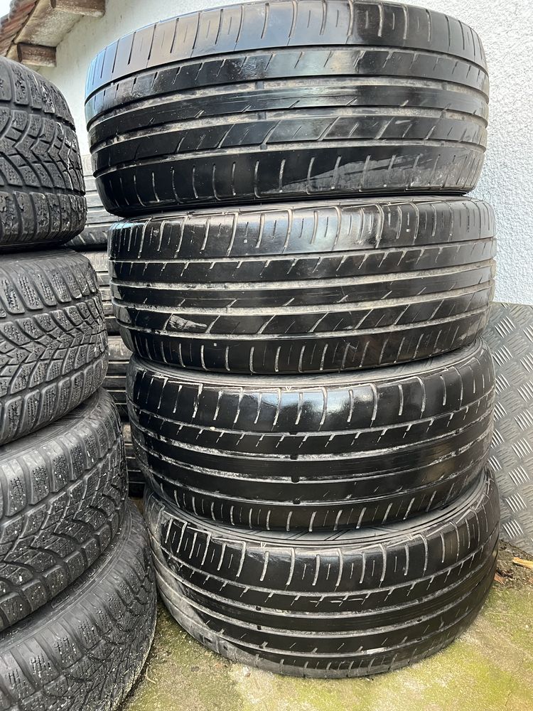 Jante aliaj 5x108 R18 Ford cu caucicuri vara 235/50 R18 dot 2010