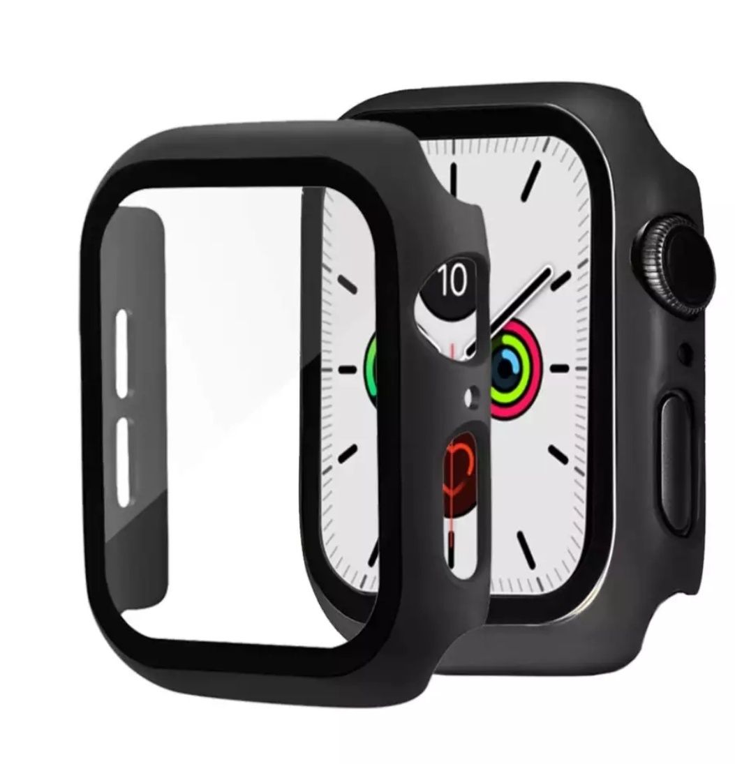 Протектор за часовник Apple Watch 8 7 6 SE 5 4 45 / 41 40 44 + стъклен