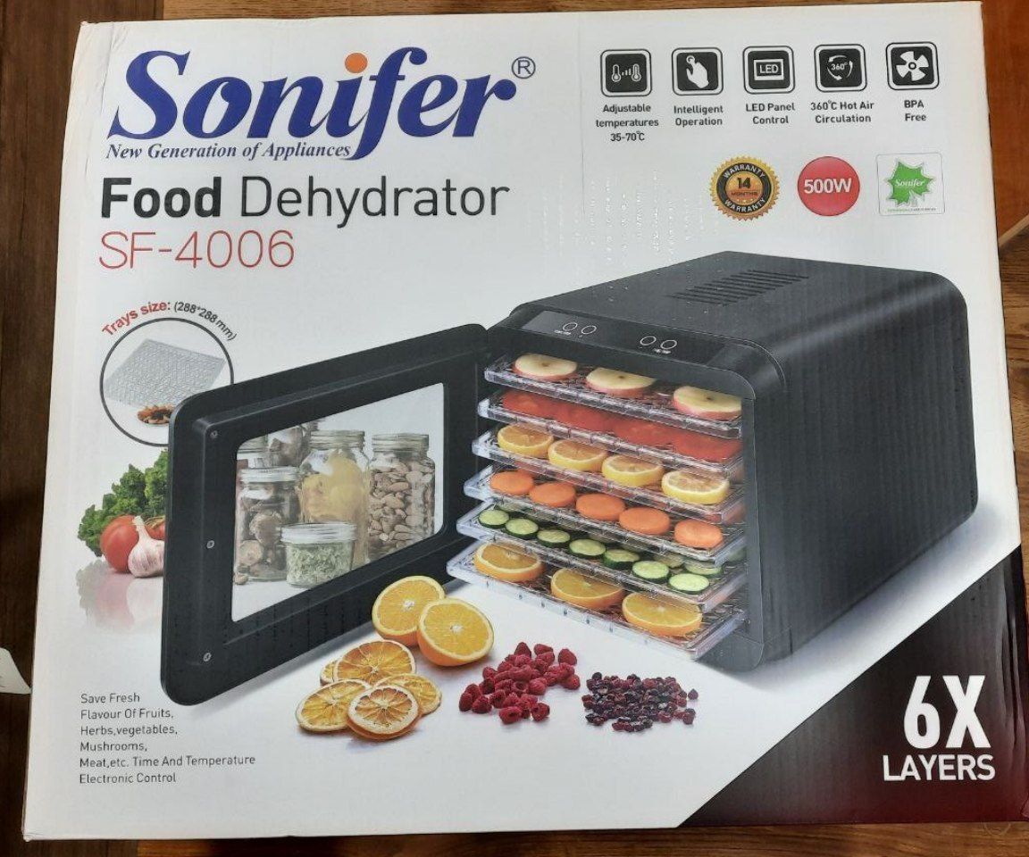 Сушилка Для Овощей И Фруктов Sonifer SF-4006