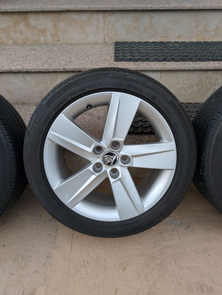 jante roti orig vara Skoda Fabia 3 NJ3 NJ5 Rapid Polo 5x100 215 45 R16