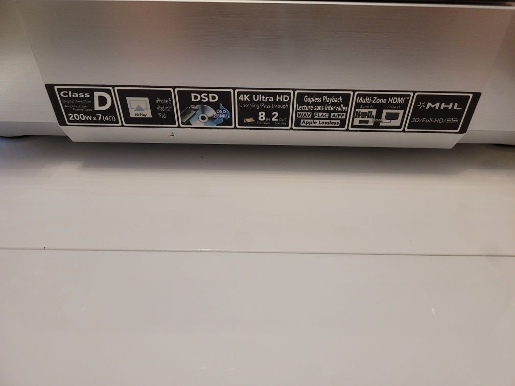 Pioneer SC-1223-S - 7.2 AV ресивър, Class D 200W, 4K, пълен комплект