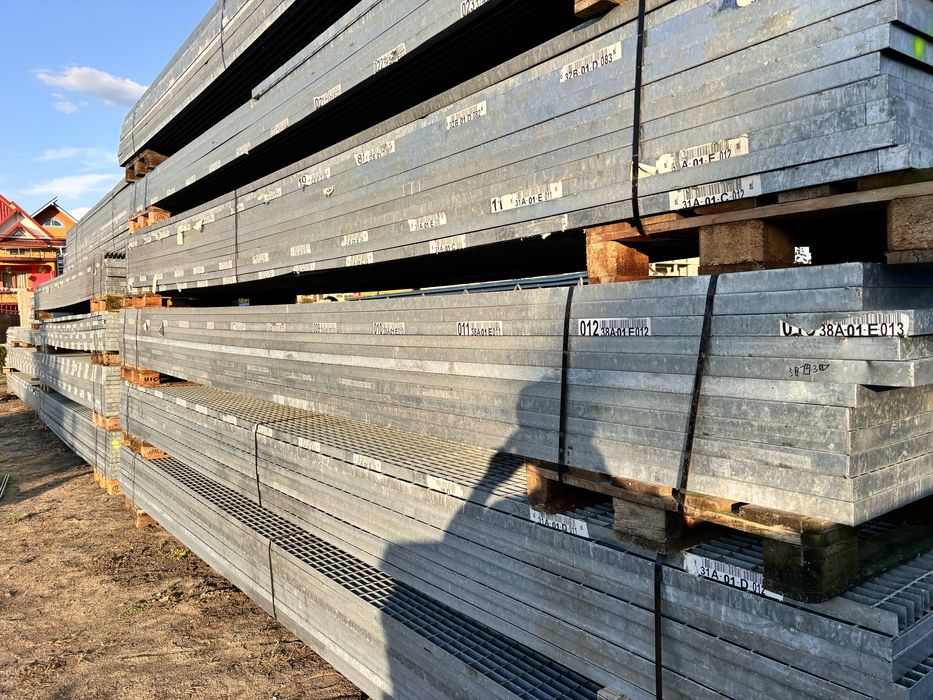 Gratare zincate metalice