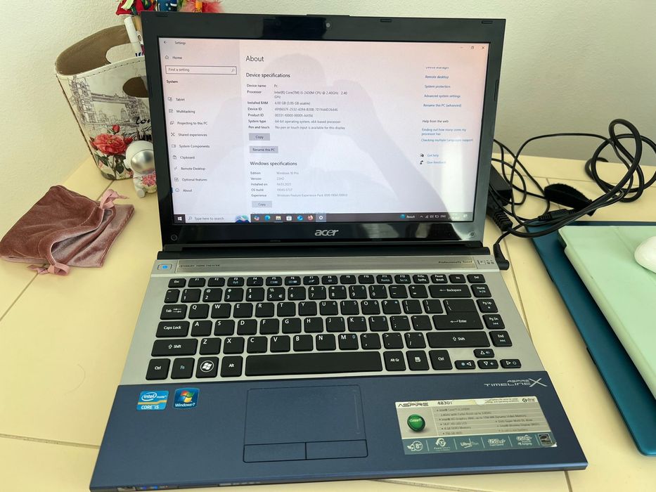 Vand laptop Acer