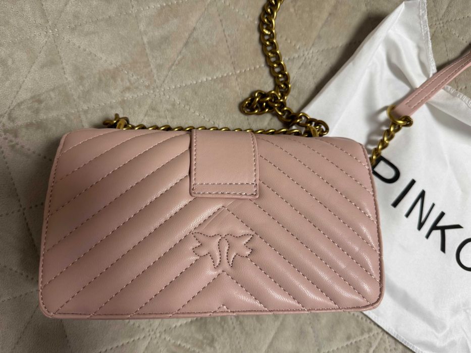 Чанта PINKO естествена кожа