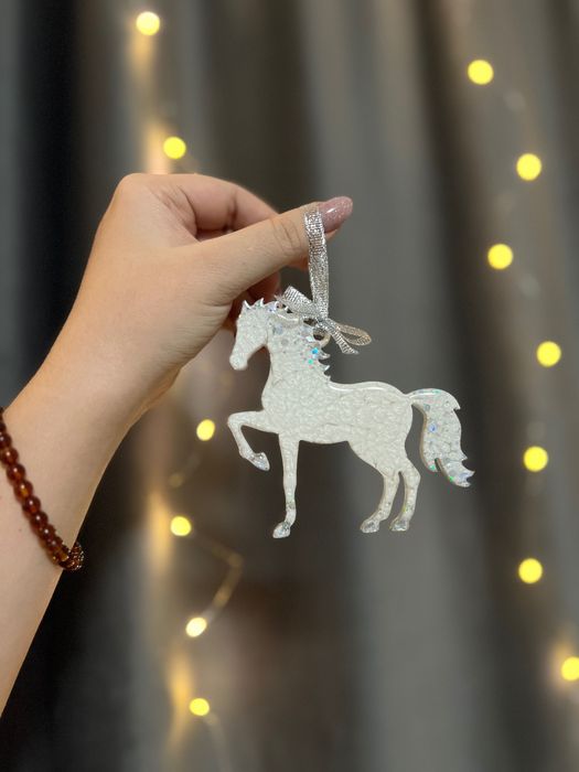 Ёлочные игрушки. Подарок на Новый год. Символ года. Год лошади
