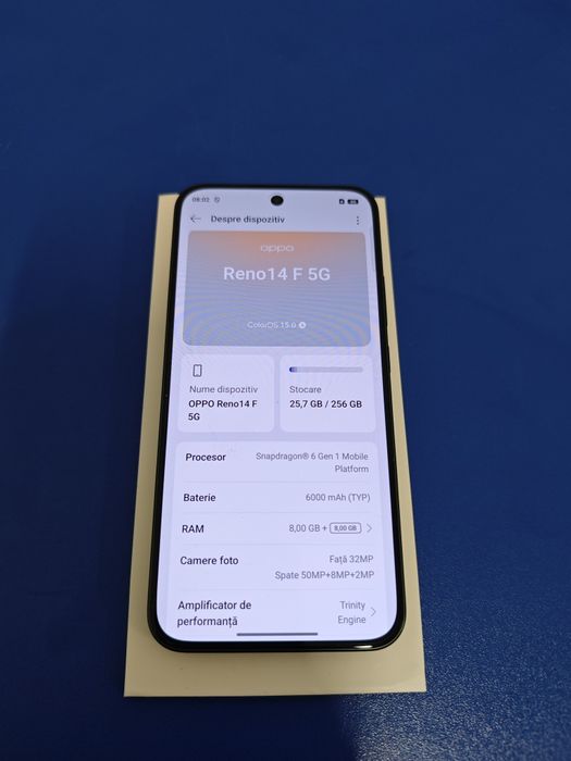 Oppo Reno 14F 5G full box impecabil 256Gb