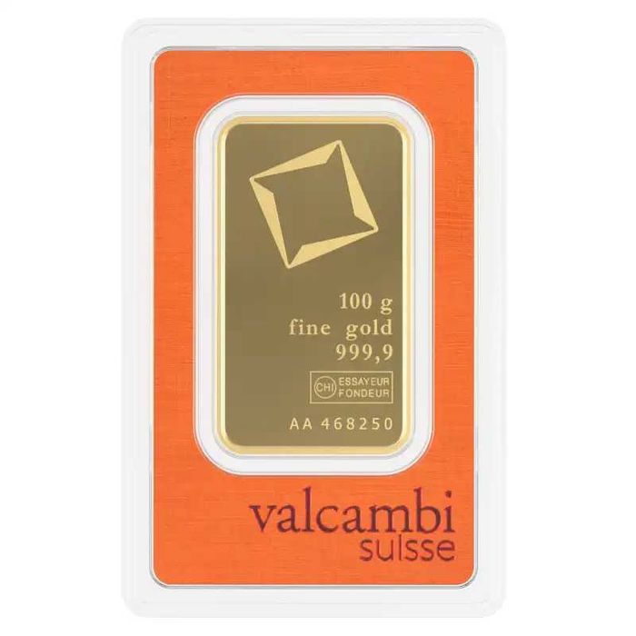 Златно кюлче Valcambi 50 и 100 грама (Валкамби) – инвестиционно злато