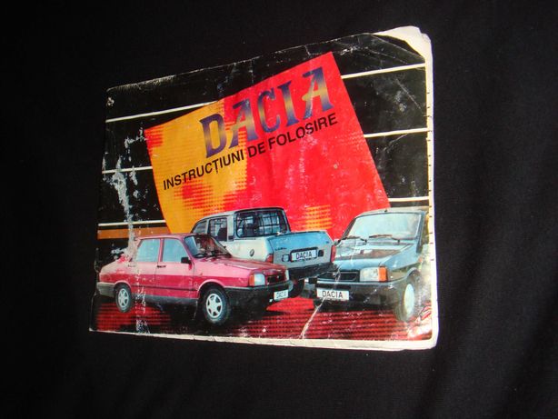 manual  original automobil  Dacia