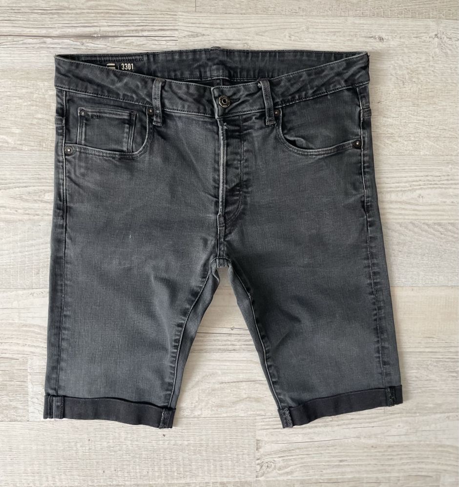 G-Star Raw 3301 slim / мъжки къси дънки W32
