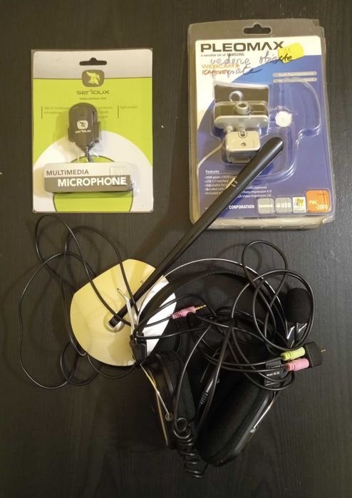 Microfon, casti A4Tech , webcam pentru pc calculator laptop