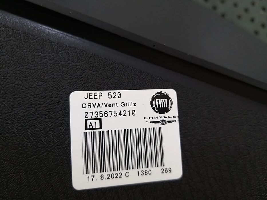 Grila ventilatie rama ceasuri bord jeep renegade 07356754210 2817713091