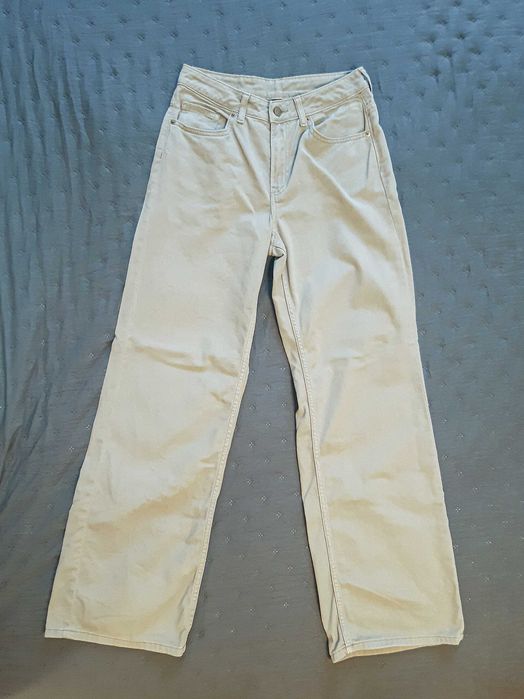 Джинси H&M в цвят каки