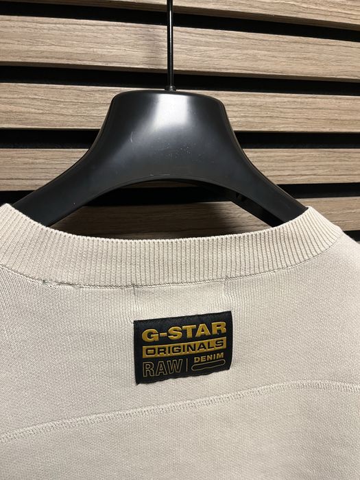 G Star RAW : Plated V Knit 1/2 Sleeve - размер Л / Оригинал