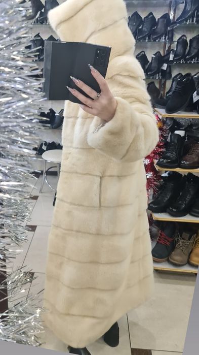 Элитная Норковая Шуба с выставки ЭКСКЛЮЗИВ из Шикарной Норки NAFA.