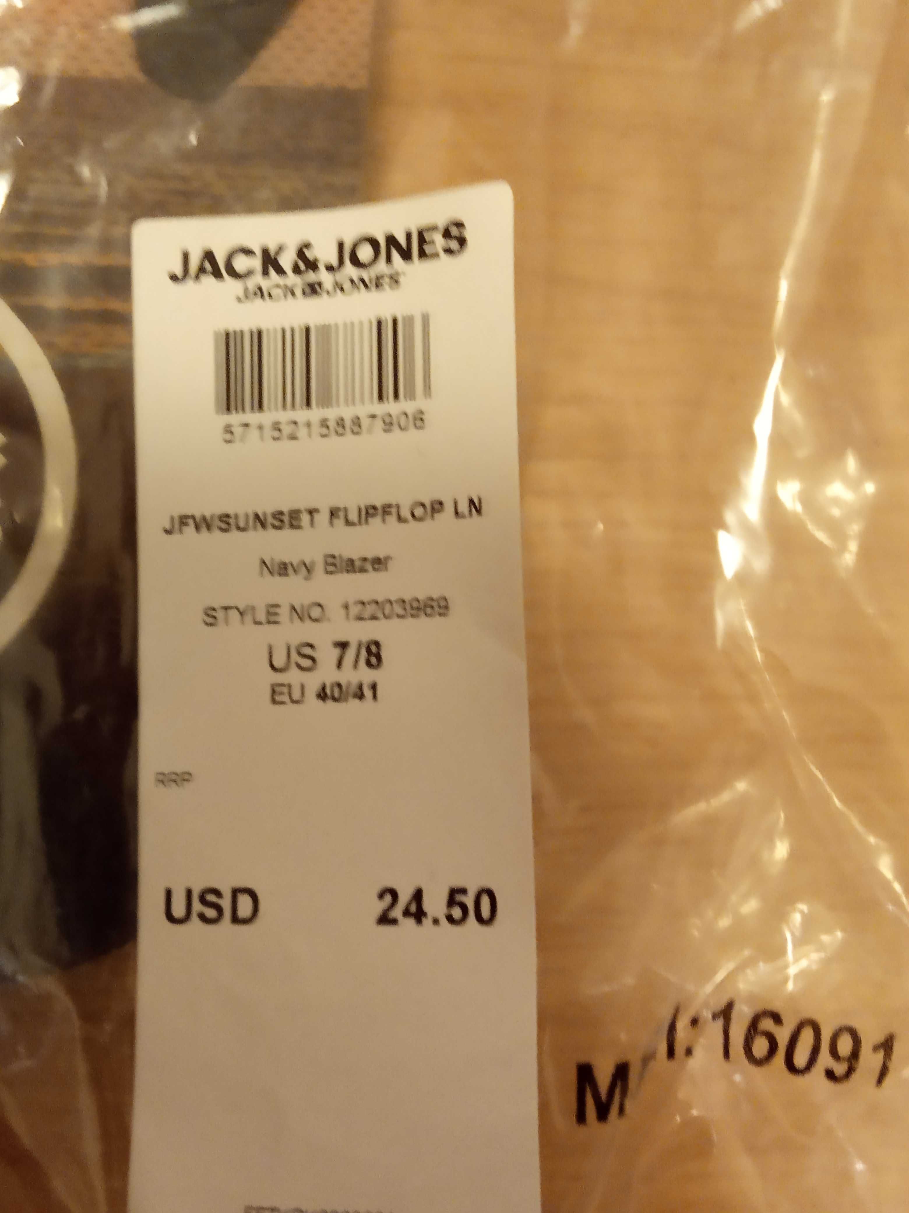 Slapi Jack & Jones JFW Sunset flipflop, navy blazer  noi, sigilati