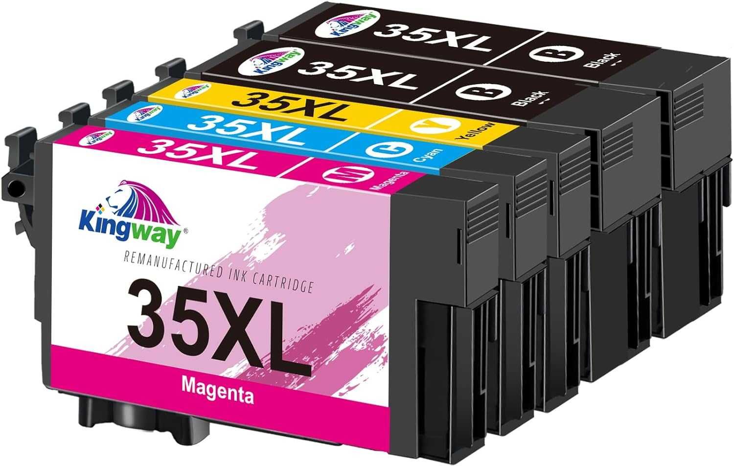 KINGWAY 35XL Мастилени касети, преработени за Epson 35 35XL