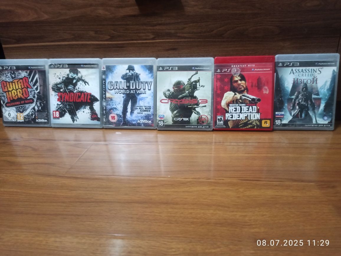 Sony ps 3  с оригинальными дисками