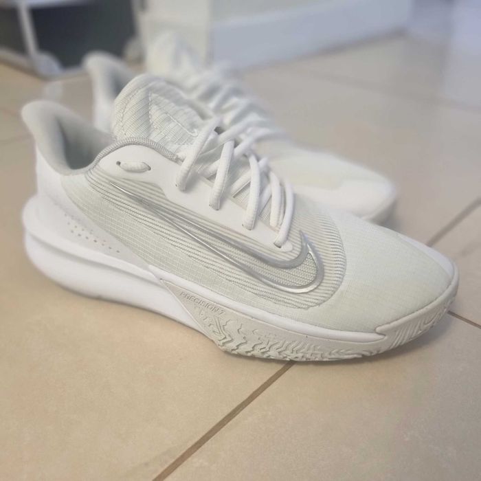 Nike 
Pantofi din material textil  Precision 7, Alb, Alb murdar