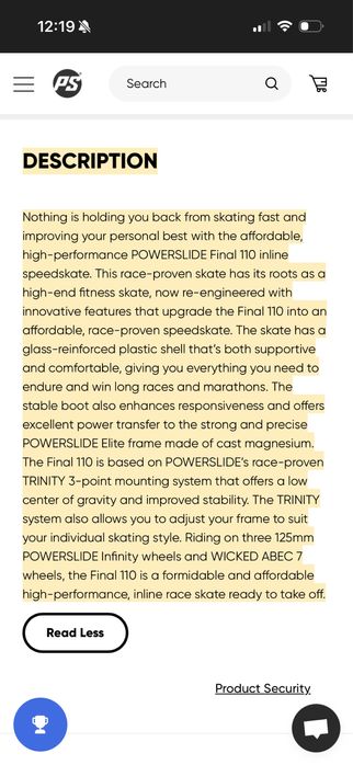 Role powerslide ps final 125