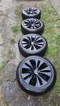 Jante bmw 5x120 r17 plus anvelope iarna
