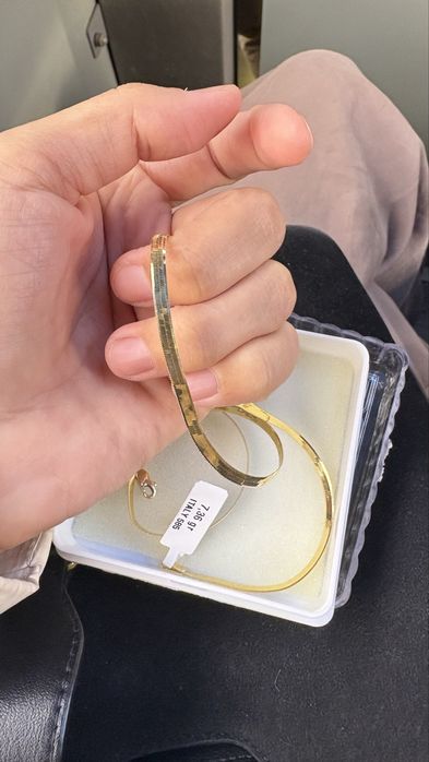 Золотая цепочка 585проба омега