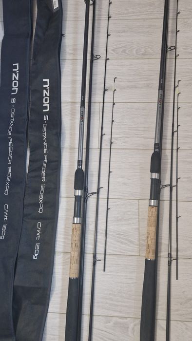 Vand 2 lansete daiwa n zone s distance feeder 3.9m 120g.