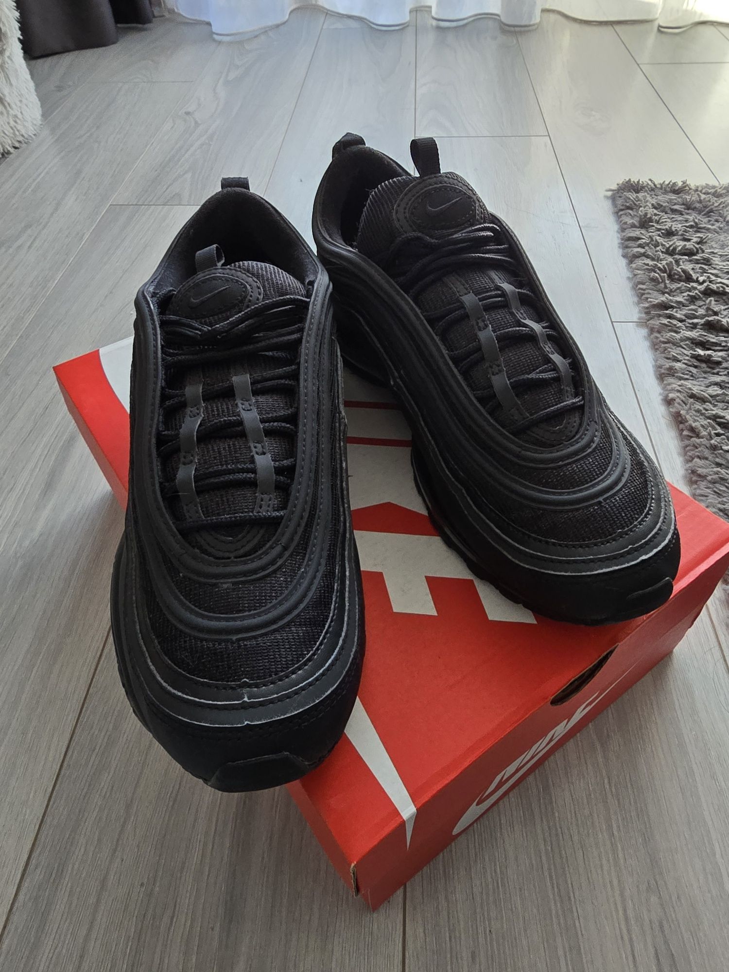 Nike Air max 97 Triple Black 44.5 номер