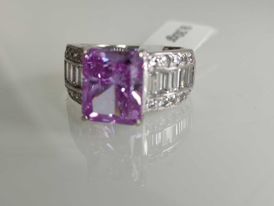 Inel aur 14k cu zirconii 9,3gr