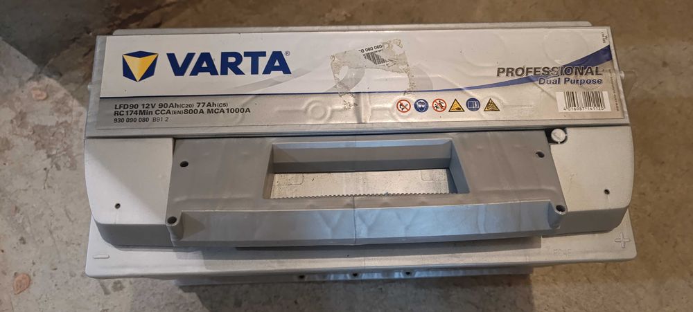 Акумулатор varta 90ach ,тягов