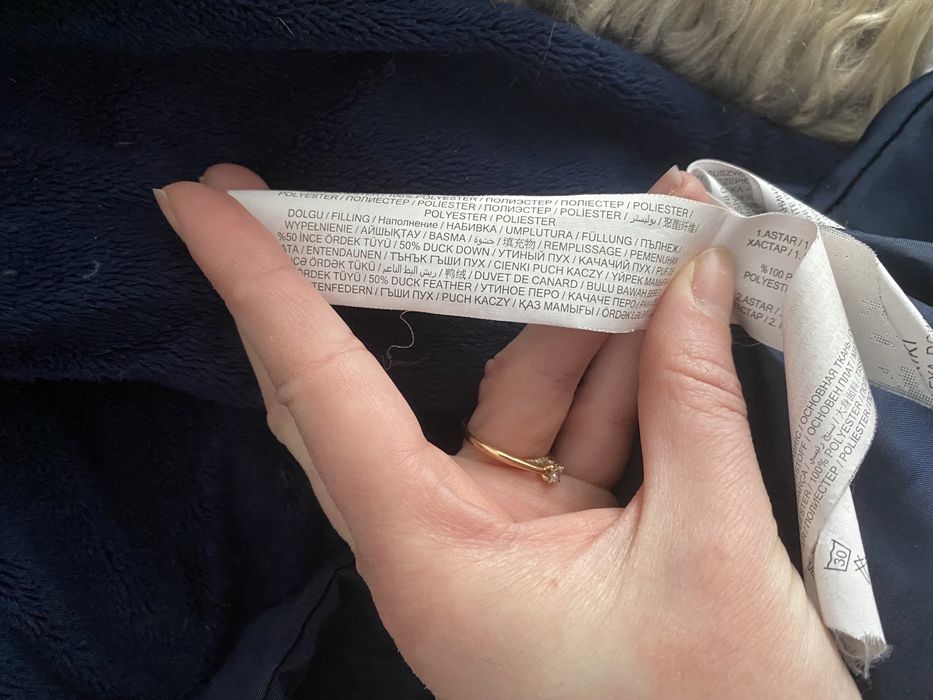 Geaca lunga de iarna umplutura puf si pene