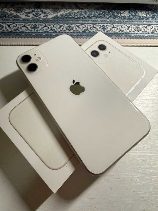 Iphone 11/128 белый, отличное состояние, полный комплект