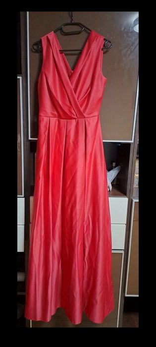 Rochie rosie eleganta 40